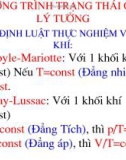 Vật lý đại cương - Thuyết động học phân tử các chất khí và định luật phân bổ part 2