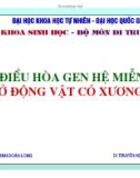 Điều hòa gene hệ miễn dịch ở động vật có xương sống part 1