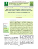 Effect of sources and methods of zinc application on productivity, nutrient uptake and zinc use efficiency of basmati rice (Oryza sativa L.)