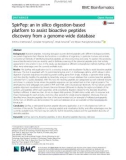 SpirPep: An in silico digestion-based platform to assist bioactive peptides discovery from a genome-wide database