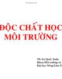 Bài giảng Độc chất học môi trường: Chương 1 - TS. Lê Quốc Tuấn