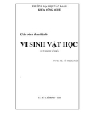 Giáo trình Thực hành Vi sinh vật học - TS. Võ Thị Xuyến