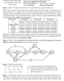 Đề thi cuối học kỳ I năm học 2016-2017 môn Quy hoạch toán học - Đại học Sư phạm Kỹ thuật TP. HCM