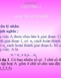 Bài giảng Xác suất - Chương 1: Giải tích tổ hợp