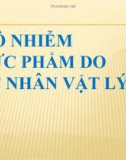 Bài giảng Vệ sinh an toàn thực phẩm: Chương 5 - TS. Đàm Sao Mai