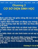 Cơ sở kỹ thuật y sinh - Chương 3