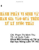 Bài giảng Vi sinh vật môi trường (TS. Lê Quốc Tuấn) - Chương 4