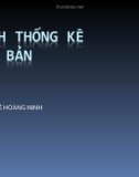 Bài giảng Sinh thống kê căn bản - PGS.TS. Lê Hoàng Ninh