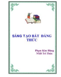 Sáng tạo trong Bất đẳng thức Toán học