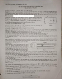Đề thi tuyển sinh hệ kỹ sư tài năng 2015 môn: Vật lý - Trường Đại học Bách khoa Hà Nội