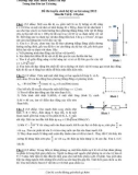 Đề thi tuyển sinh hệ kỹ sư tài năng 2012 môn Vật lý - ĐH Bách khoa Hà Nội
