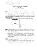 Đề thi tuyển sinh hệ kỹ sư tài năng 2009 môn Vật lý - ĐH Bách khoa Hà Nội