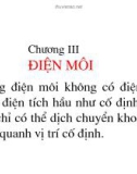 Vật lý đại cương - Điện môi