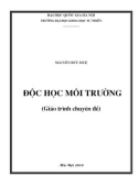 GIÁO TRÌNH ĐỘC HỌC MÔI TRƯỜNG - NGUYỄN ĐỨC HUỆ