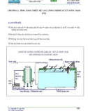 Chương 2: Tính toán thiết kế các công trình xử lý nước thải (tt)