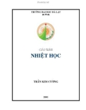 Giáo trình Nhiệt học - Trầm Kim Cương