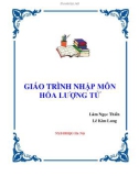 Giáo trình Nhập môn hoá học lượng tử