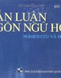 Nghiên cứu và đổi mới dẫn luận ngôn ngữ học: Phần 1