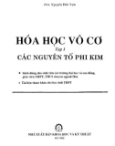 Giáo trình Hóa học vô cơ (Tập 1: Các nguyên tố phi kim): Phần 1