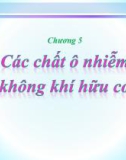 Bài giảng Hóa học môi trường không khí - Chương 5: Các chất ô nhiễm không khí hữu cơ (TS. Nguyễn Nhật Huy)