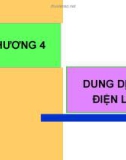 Bài giảng Hóa lý: Chương 4 - GV. Nguyễn Trọng Tăng