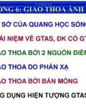 Bài giảng Vật lý đại cương - Chương 6: Giao thoa ánh sáng