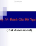 Bài giảng Độc học môi trường - Chương 10. Đánh giá độ nguy hại