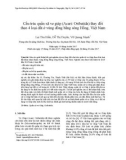 Cấu trúc quần xã ve giáp (Acari: Oribatida) thay đổi theo 4 loại đất ở vùng đồng bằng sông Hồng, Việt Nam