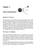 Radiation and Health - Chapter 2