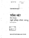 Nghiên cứu sơ thảo ngữ pháp chức năng tiếng Việt: Phần 1