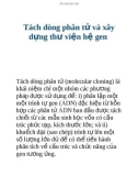 Tách dòng phân tử và xây dựng thư viện hệ gen