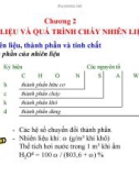 Bài giảng - Kỹ thuật cháy - chương 2