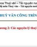 Bài giảng Thủy văn công trình: Chương 2