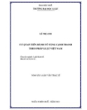 Tóm tắt Luận văn Thạc sĩ Luật học: Cơ quan tiến hành tố tụng cạnh tranh theo pháp luật Việt Nam