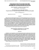 Sử dụng động vật nổi chỉ thị cho mức độ dinh dưỡng kênh mương thủy lợi trên địa bàn huyện Gia Lâm, Hà Nội