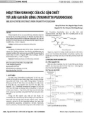 Hoạt tính sinh học của các cặn chiết từ loài gai đầu lông (Triumfetta pseudocana)