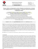 Design, synthesis, and spasmolytic activity of thiophene-based derivatives via Suzuki cross-coupling reaction of 5-bromothiophene-2-carboxylic acid: Their structural and computational studies