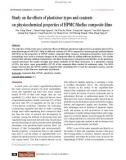 Study on the effects of plasticiser types and contents on physicochemical properties of HPMC/Shellac composite films