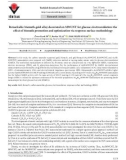 Remarkable bismuth-gold alloy decorated on MWCNT for glucose electrooxidation: The effect of bismuth promotion and optimization via response surface methodology