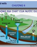 Bài giảng Địa chất đại cương: Chương 9 - Hoạt động địa chất của nước dưới đất