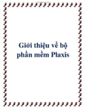 Giới thiệu về bộ phần mềm Plaxis