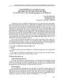 Ảnh hưởng của vi khuẩn lam đến một số chỉ tiêu sinh trưởng và năng suất lạc (arachis hypogaea l.) ở Nghệ An