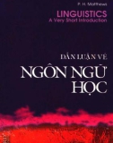 Ngôn ngữ học - Dẫn luận: Phần 1