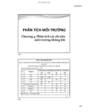 Bài giảng Phân tích môi trường: Chương 4 - Phan Quang Huy Hoàng