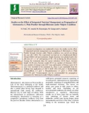 Studies on the effect of integrated nutrient management on propagation of Alstromeria cv. pink panther through rhizome under Nilgiris condition