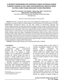 A generic framework for assessing urban flooding under climate change in Viet Nam: Synthesizing key results from Ha Tinh, Ninh Thuan and Binh Thuan provinces