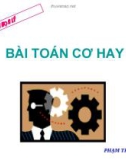 Bài giảng Động học chất điểm - Bài: Bài toán cơ hay