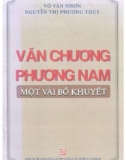 Một vài bổ khuyết văn chương Phương Nam: Phần 1