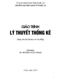 Giáo trình Lý thuyết thống kê: Phần 1 - TS. Dương Xuân Thao