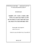 Tóm tắt Luận án Tiến sĩ Vật lý nguyên tử: Nghiên cứu năng lượng đối xứng của chất hạt nhân và lớp da neutron của hạt nhân hữu hạn qua phản ứng trao đổi điện tích